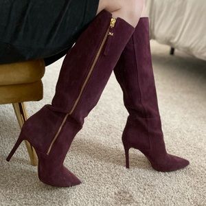 Michael Kors Suede Knee High Boot